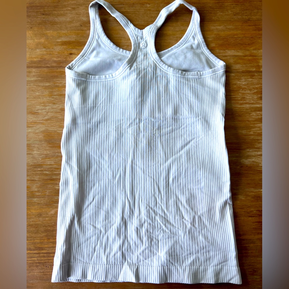 Lululemon Ebb to Street tank top, off white